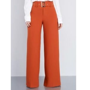 Wide or Die Wide Leg Pants (Rusty Orange)